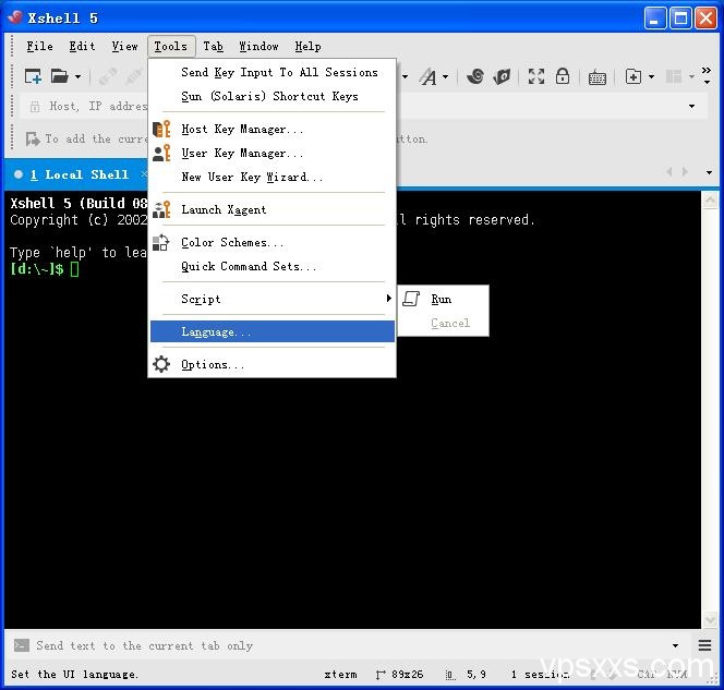 xshell语言