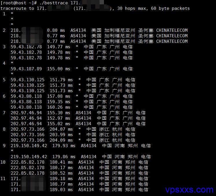 搬瓦工CN2 GIA线路VPS回程路由