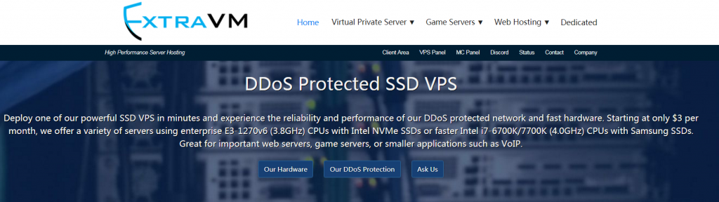 ExtraVM美国新泽西VPS六折：AMD Ryzen 9 3900X/无限流量/1Gbps带宽/100G防御/3美元/月，支持支付宝/Paypal
