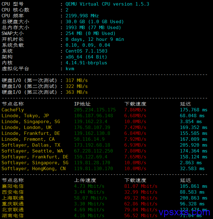 HostKVM香港湾仔机房80Mbps大带宽套餐补货:80Mbps三网直连月付49.6元，附新加坡VPS测评