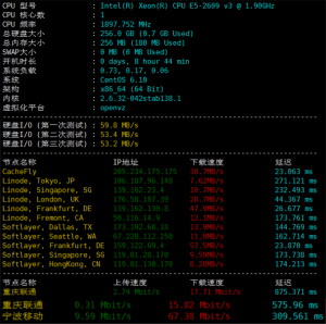 hostens立陶宛大硬盘VPS硬件测试