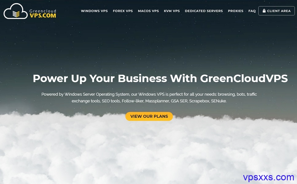 GreencloudVPS美国Windows VPS：10Gbps大带宽/无限流量/10美元/月，堪萨斯/杰克逊维尔机房，支持支付宝/微信支付