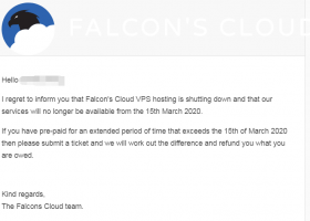 Falcon’s Cloud倒闭，记得备份数据+申请退款