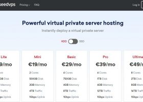 「SeedVPS」荷兰VPS：1核1G/250G HDD/1TB流量/1Gbps/KVM/9欧元/月，windows vps月付16欧元