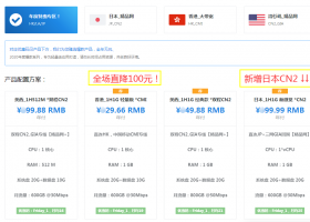 极光KVM：新增日本东京CN2产品，另有美西双程CN2 GIA线路，中国移动-香港CMI国际专线VPS