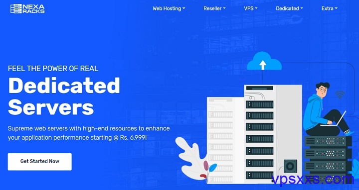 NexaRacks印度VPS：1核2G/50GB SSD/400GB流量/1Gbps/1个ipv4/KVM/65.76美元/年