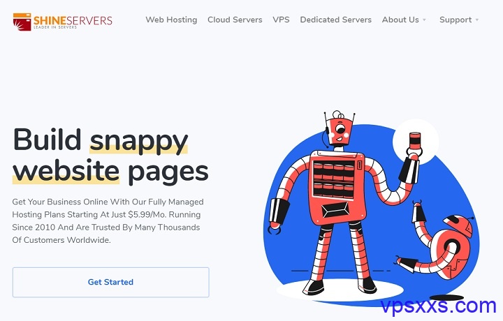 ShineServers荷兰全托管VPS月付八折年付五折：12.8美元/月起