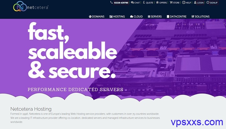 Netcetera英国马恩岛VPS：Linux系统4.5英镑/月起，Windows系统5英镑/月起，免费DDoS保护