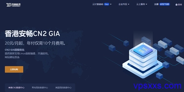 月神科技美国100M带宽CN2 GIA VPS：15元/月，150元/年，洛杉矶CERA机房