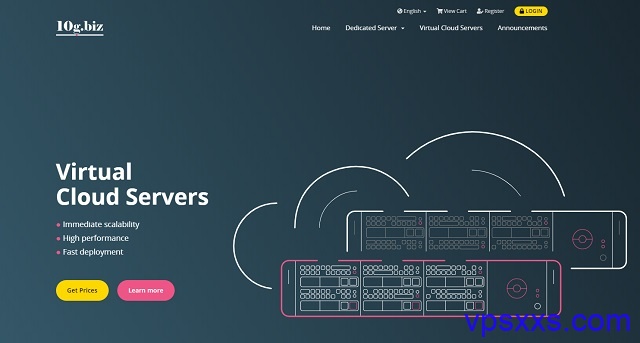 10GBIZ：美国洛杉矶/中国香港vps 2.36美元/月起，香港/日本专用服务器30.54美元/首月
