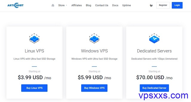 ArticHost美国芝加哥vps：1核2G/60GB SSD/无限流量/100Mbps/3.19美元/月起，可选Windows系统