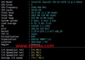 HostKVM韩国VPS硬件测试