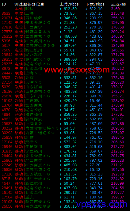 DediPath美国洛杉矶1Gbps端口vps上传下载速度