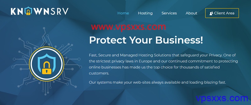 KnownSRV荷兰匿名VPS：9.95美元/月起，每日备份/DDOS防御/30天退款保证