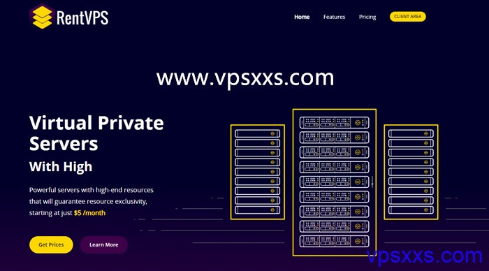 RentVPS：1核1G/25GB HDD/无限流量/10Gbps大带宽/可选Windows/5美元/月，英国伦敦机房