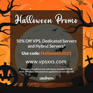 【DediPath】2021年万圣节促销