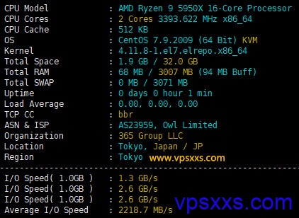 GreencloudVPS绿云VPS日本东京机房测评：三网往返直连，下载速度最高4Gbps，原生IP解锁NetFlix