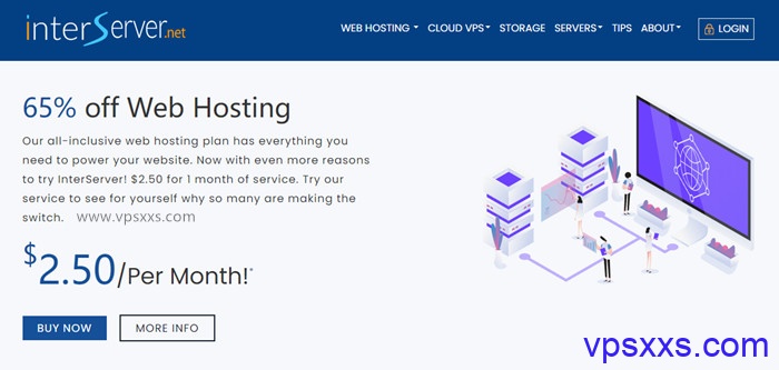 InterServer美国大硬盘VPS五折：1TB硬盘3美元/月，新泽西机房，KVM虚拟化