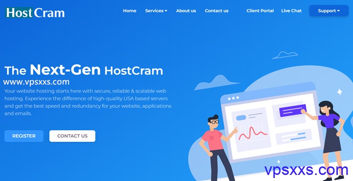 HostCram美国达拉斯i9-11900K处理器VPS：100美元/年，另有7美元/月起套餐，45天退款保证