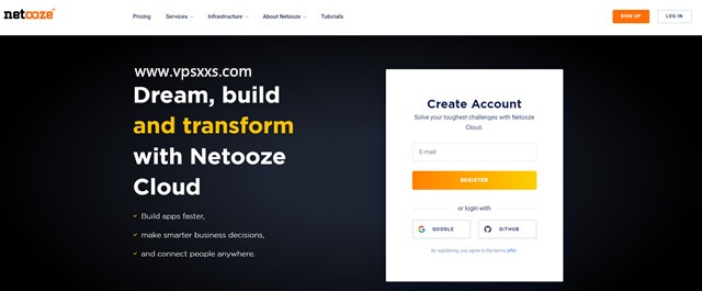 Netooze俄罗斯/荷兰/美国/哈沙克斯坦VPS：按小时计费，4.95美元/月起，可选Windows2019