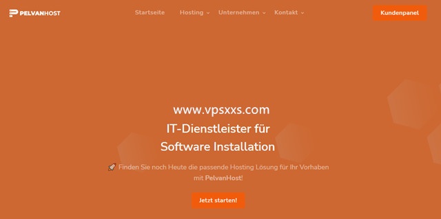 PelvanHost德国VPS：4核8G/25GB硬盘/无限流量/1Gbps带宽/3.99欧元/月起，免费DDOS防御
