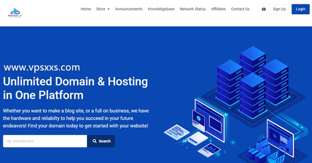 RefinedHost美国10Gbps大带宽VPS：6核8G/8.99美元/月，独立服务器5TB硬盘79.99美元/月