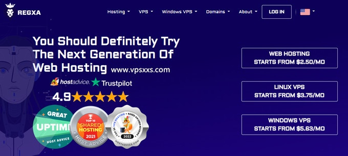 Regxa美国/印度/加拿大/英国/法国/德国/波兰Linux VPS：2.5美元/月，Windows7/8/10 VPS 7.5美元/月，无限流量/每日备份/30天退款保证
