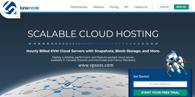 LunaNode法国/加拿大VPS：按小时计费，3.5美元/月起