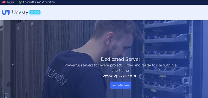 Unesty美国纽约AMD VPS七五折：4核1G/25GB SSD/无限流量/1Gbps/KVM/2.25欧元/月
