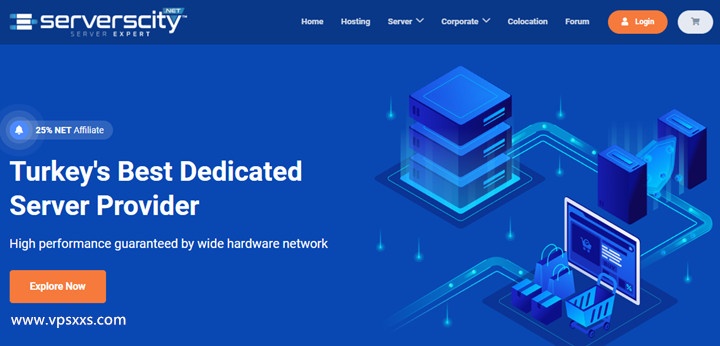 ServersCity土耳其独立服务器：Ryzen处理器/GPU独立显卡/免费IPMI/64美元/月起