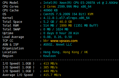 HostKvm香港CTG机房VPS测评：香港原生IP解锁港区Netflix/美国Tiktok，三网去程直连电信CN2 GT