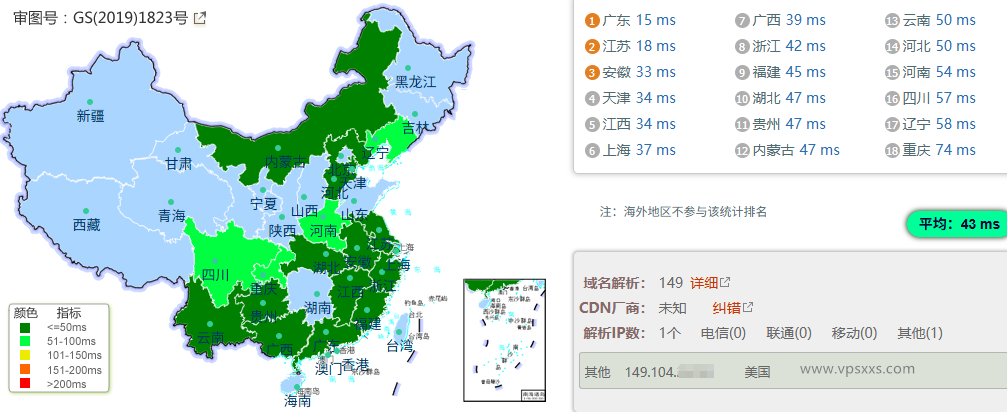 HostKvm香港三网优化线路VPS国内ping