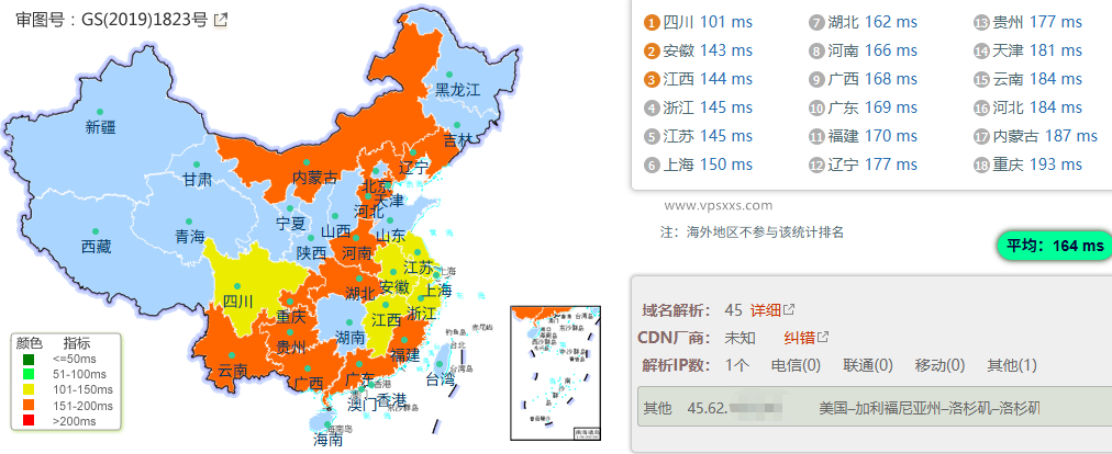 搬瓦工美国弗里蒙特MINICHICKEN VPS国内ping