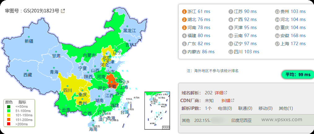 OrangeVPS香港Equinix VPS内地ping