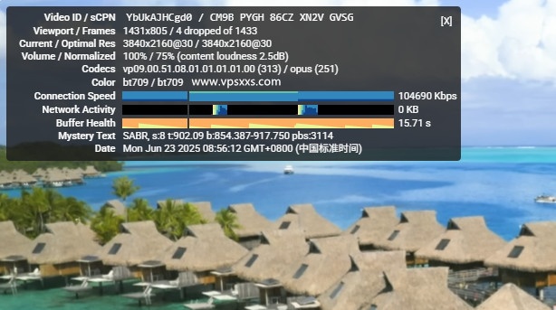 OrangeVPS香港Equinix VPS看视频