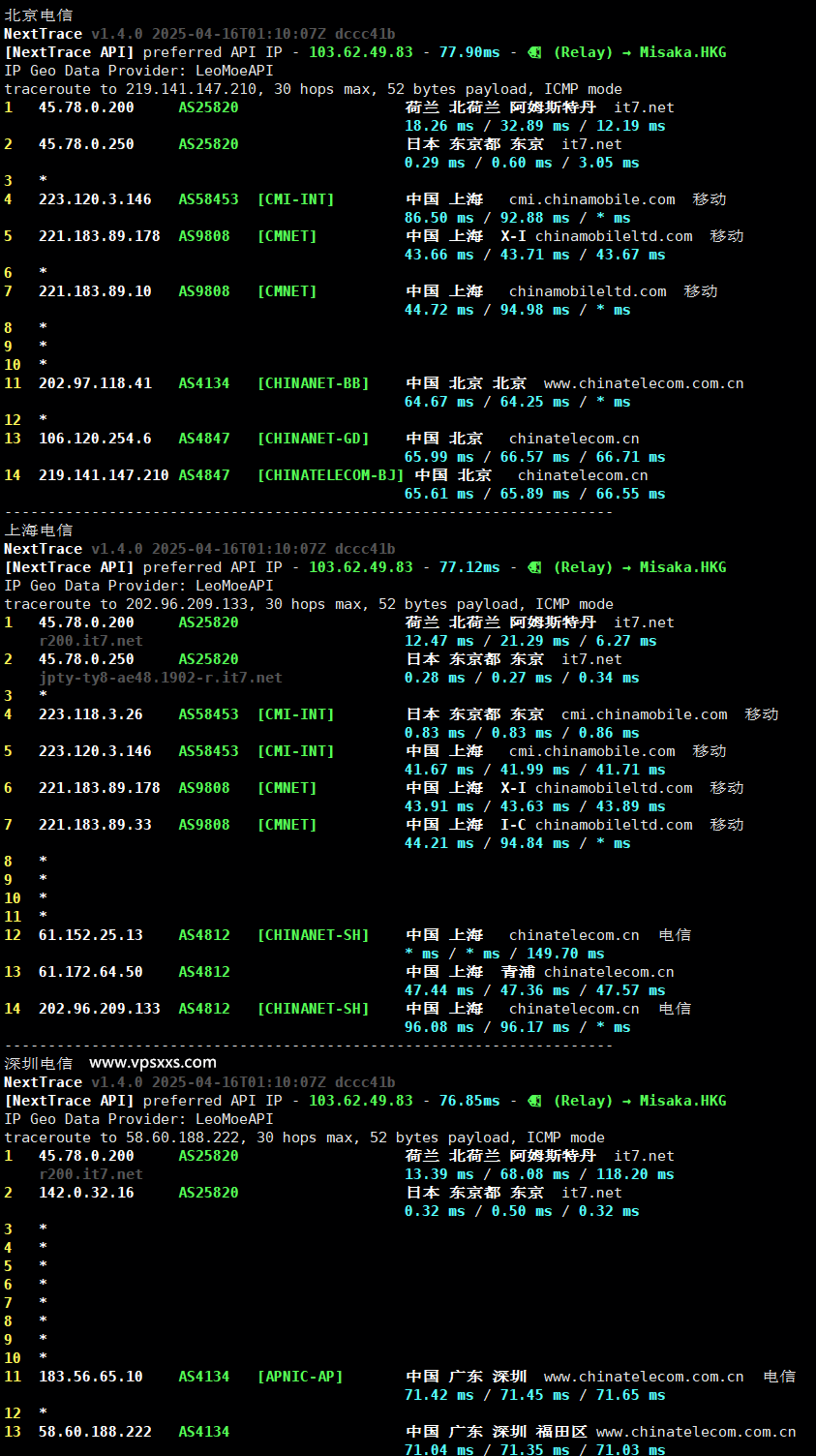 搬瓦工日本DC39 v2机房VPS电信回程路由