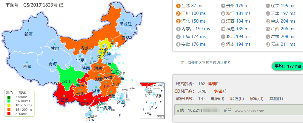搬瓦工荷兰ECOMMERCE VPS国内ping