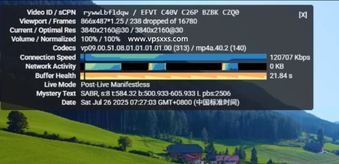 搬瓦工加拿大VPS看youtube