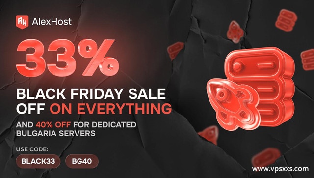 Alexhost2025年黑色星期五促销