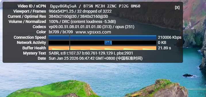 AkileCloud香港HKLite VPS看youtube