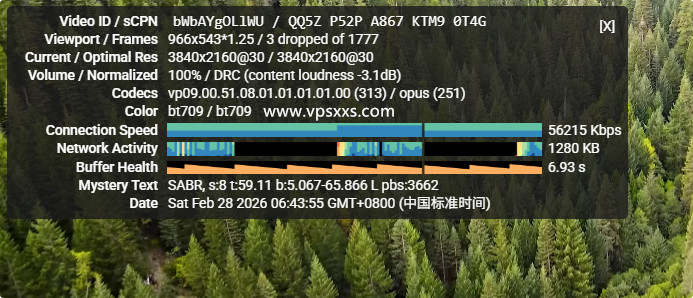 荫云英国新双ISP VPS看youtube