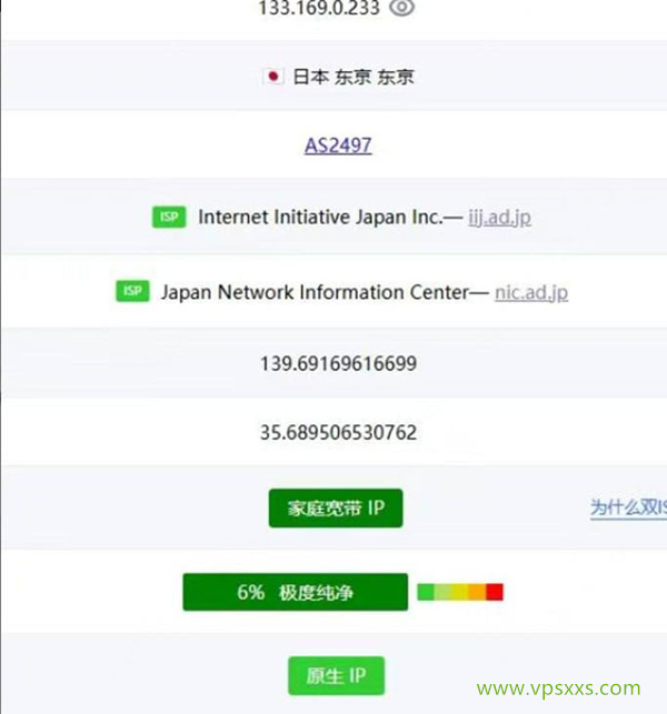 ByteVirt日本家宽ping0测试