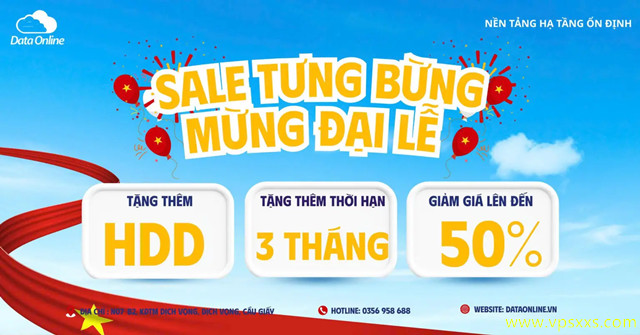 DataOnline庆祝越南南部解放日促销
