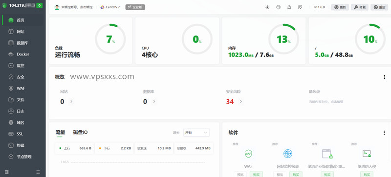 RAKsmart美国西雅图精品CN2 VPS安装宝塔建站面板