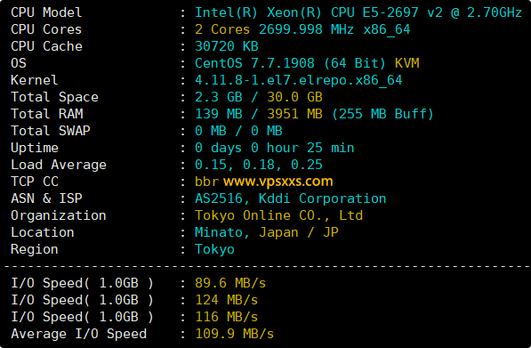 Tokyonline日本KDDI VPS测评：双ISP日本家庭IP，三网直连看视频17万+速度，日本Tiktok直播无需中转
