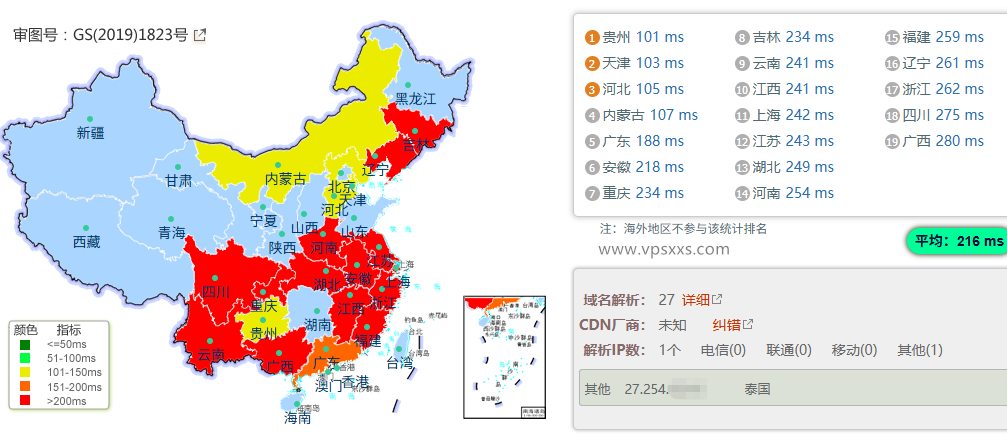 WePC泰国TikTok专用VPS国内ping
