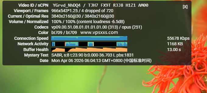 vmiss韩国首尔三网优化VPS看youtube