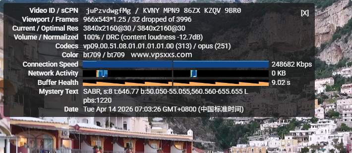 vmiss香港国际线路VPS看youtube