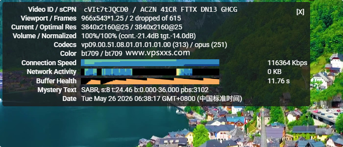 DediOne美国洛杉矶优化VPS看youtube