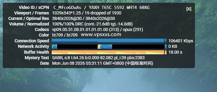 DediOne美国洛杉矶CN2 VPS看youtube